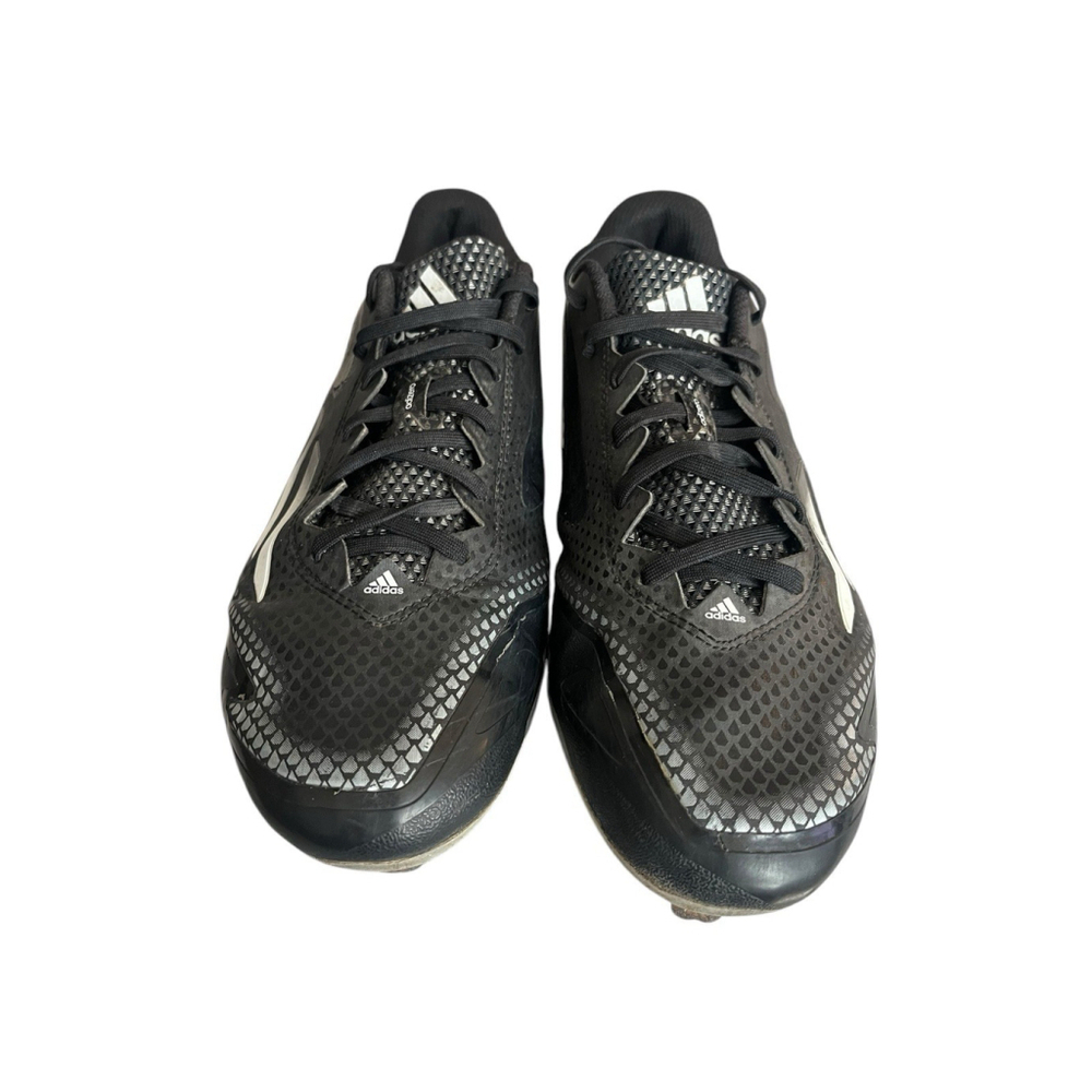 Adidas Adizero Afterburner 2.0 Baseball Cleats Mens 7.5 Black Gray - Picture 4 of 7